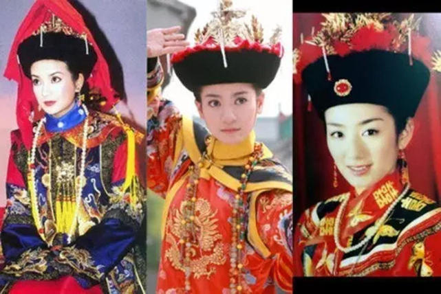 清朝婚服    有还珠格格里面的贵族婚服,也有褂服 马面裙等.