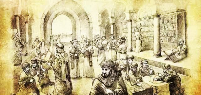 当时巴格达是伊斯兰世界的学术中心,那里著名的"智慧宫"(亦称益智宫