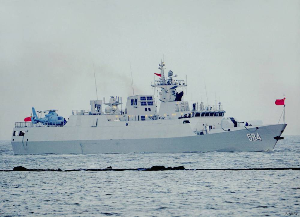 2018年中国海军现役护卫舰