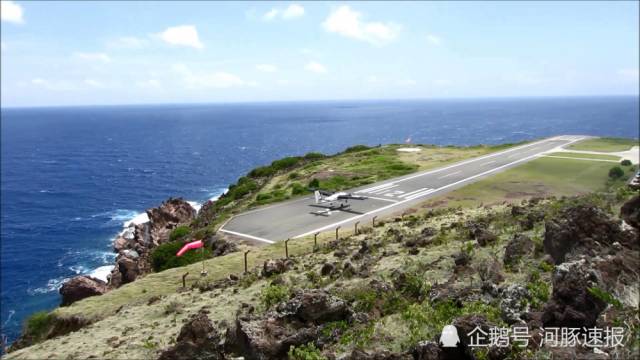 一边悬崖一边海世界最短跑道仅400米,飞机降