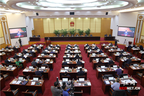 湖南省十二届人大常委会举行第三十五次会议开