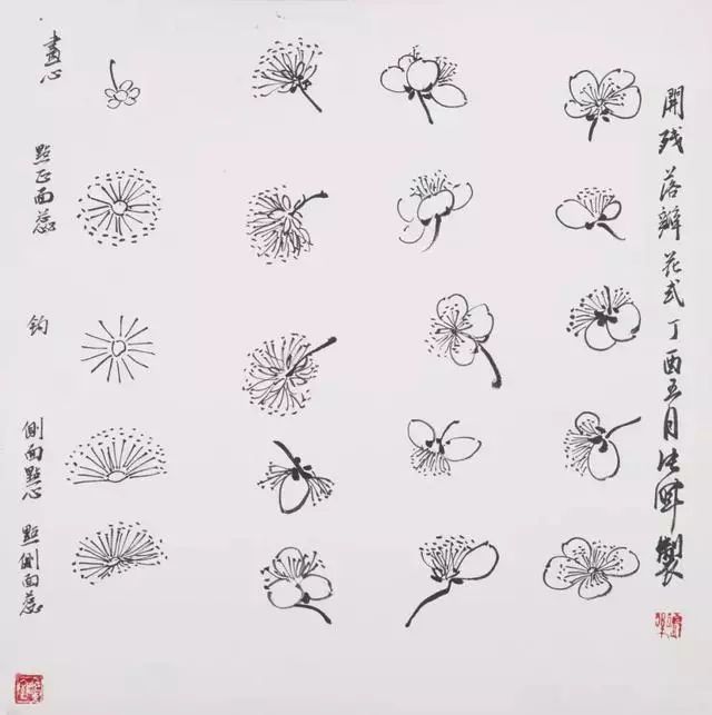 《得于象外·张晖中国画作品集》系统学习请购买正版书籍 梅花的画法