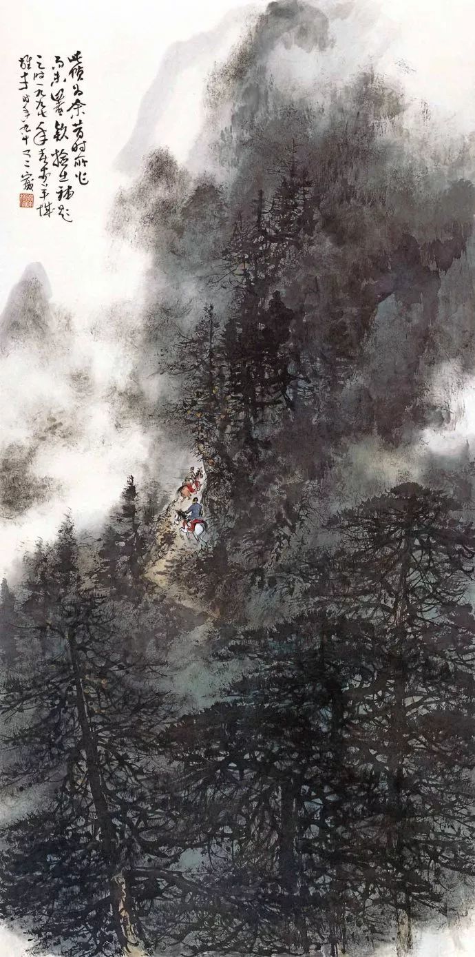 岭南画派大师黎雄才山水画110幅收藏了
