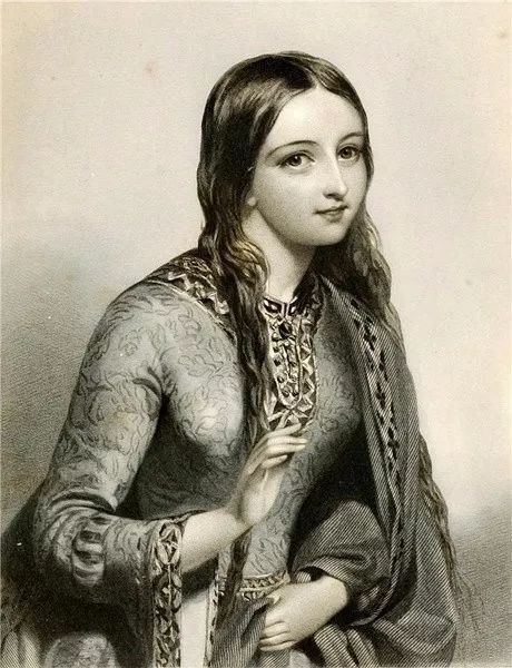 100幅莎士比亚作品中的女人素描画像,张张美丽动人