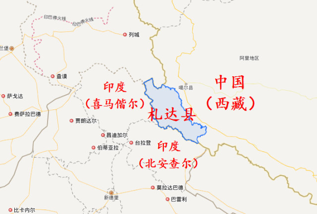 札达县县人口_札达县地图