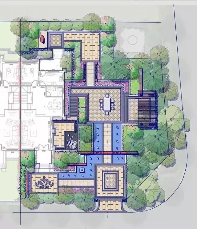 园林平面图 腾讯网