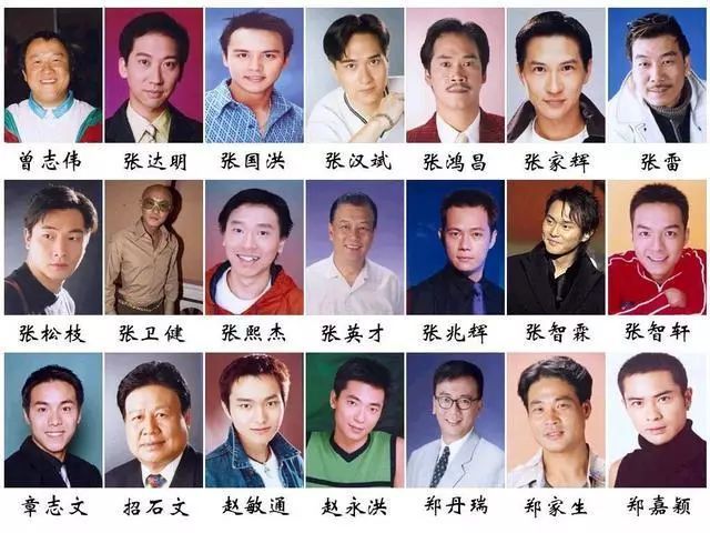 香港tvb240位男演员,能认识一般的都是港剧大神,蔡国庆也在其中