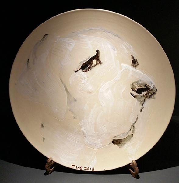打破常规画展模式 油画家谌多个展“吠”西安开展
