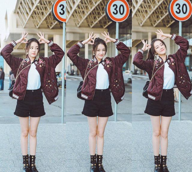 棒球服造型大PK,两大流量担当迪丽热巴与杨颖