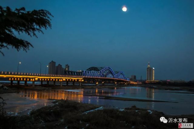 美翻了!沂水正阳路沂河大桥夜景流光溢彩,惊艳全城!