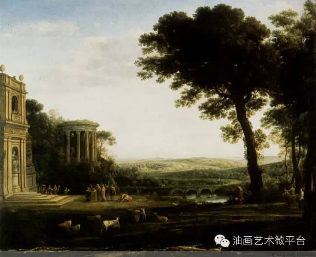 法国画家克洛德洛兰claudeloorrain古典风景油画