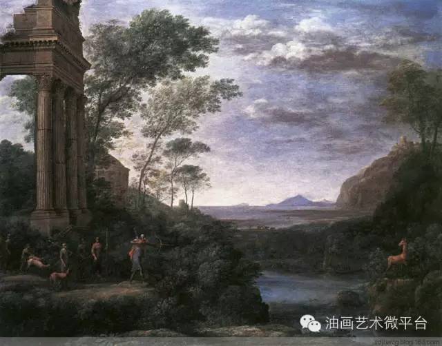 法国画家克洛德洛兰claudeloorrain古典风景油画