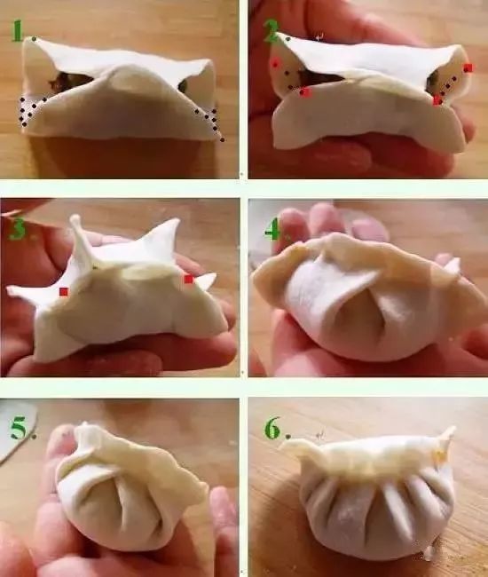 图解13种饺子包法,简单又漂亮!