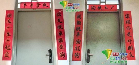 今年这些春联刷屏了 最奇葩的都在这(图9)