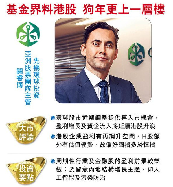 蓝筹股业绩潮揭幕 香港基金界:港股狗年将更上