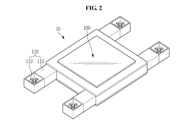 三星酷专利：巨大显示屏像飞毯在空中飞