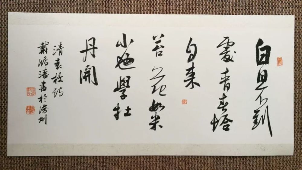 书法作品《苔》(               苔花如米小,也学牡丹开 请为梁老师点