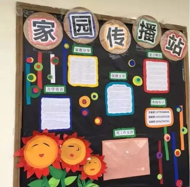 家园联系栏设计案例环创,不同的风格任老师们选择