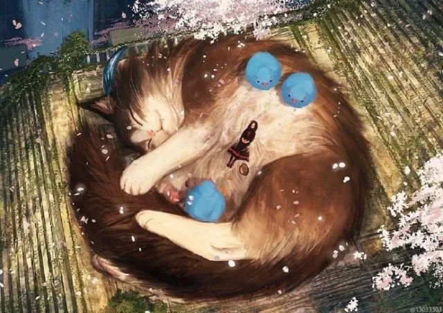 日本插画师もの久保的巨型猫咪,你想拥有吗
