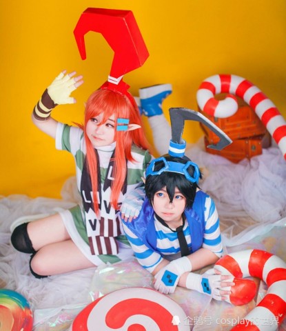 cosplay:凹凸世界呆毛姐弟cos!谁都不服,就服这俩人了!