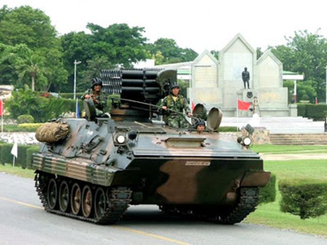 泰国皇家陆军82式130毫米自行火箭炮.