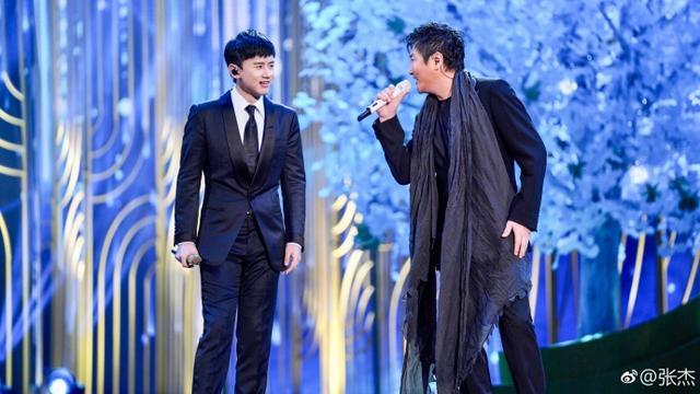 张杰发文祝俞灏明获奖,称和孙楠合唱太过瘾了,网友:杰哥胖了么