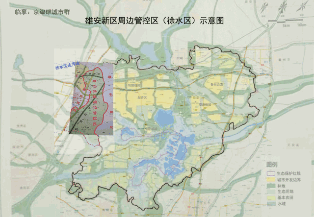 雄安新区周边:徐水管控区涉及这么多村庄?