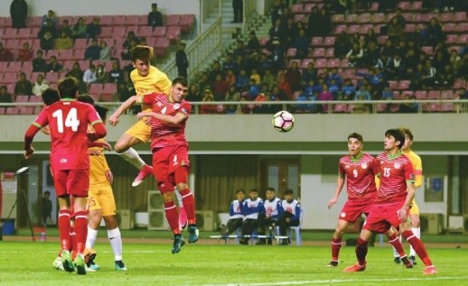 长沙再成 足球福地 中国U21选拔队战胜塔吉