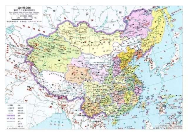 清朝地图(黑龙江正式成为一省)