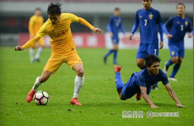 守住贺龙不败战绩 中国U21选拔队逼平泰国U