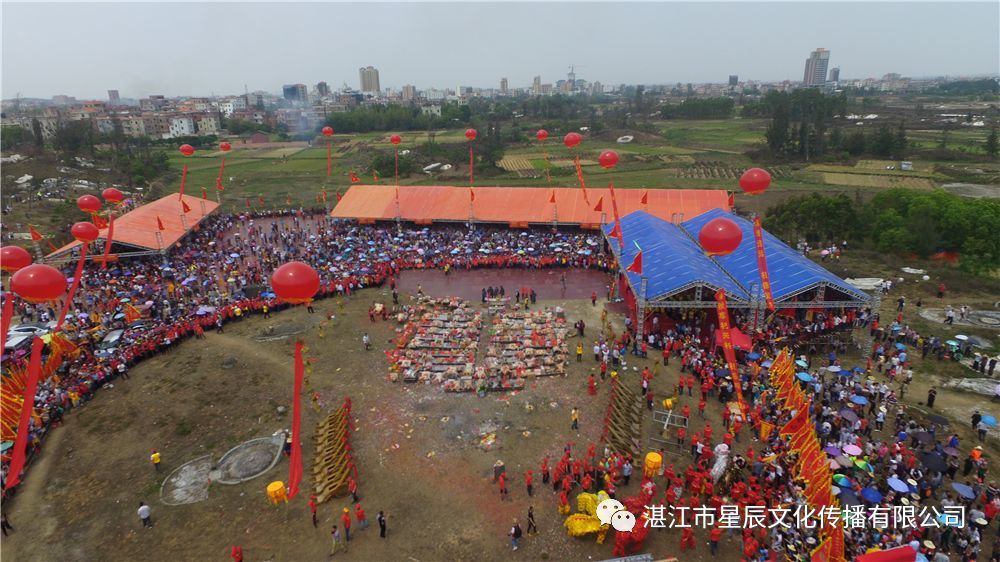 广东吴川20万人同时祭祖,盛况空前!