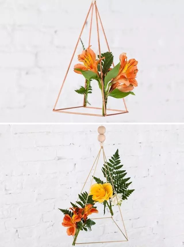 墙面装饰立体几何花艺仿真花3d墙面装饰爱美的你看过来