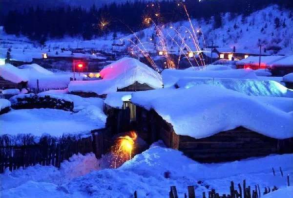 东北雪景艳丽照人