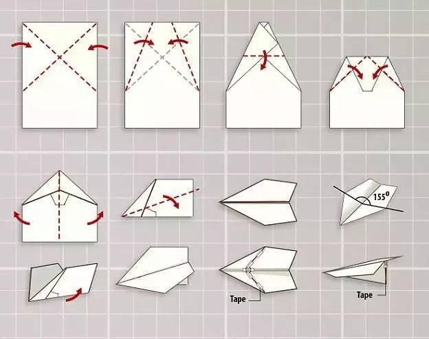 世界最强纸飞机:一张a4纸,折出能飞69米的纸飞机,创造世界纪录_腾讯