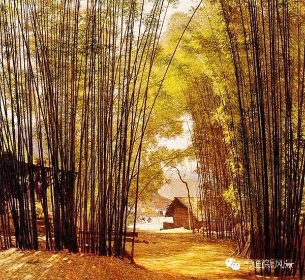 简崇民 笔下的这些竹林小桥流水人家,美醉了!