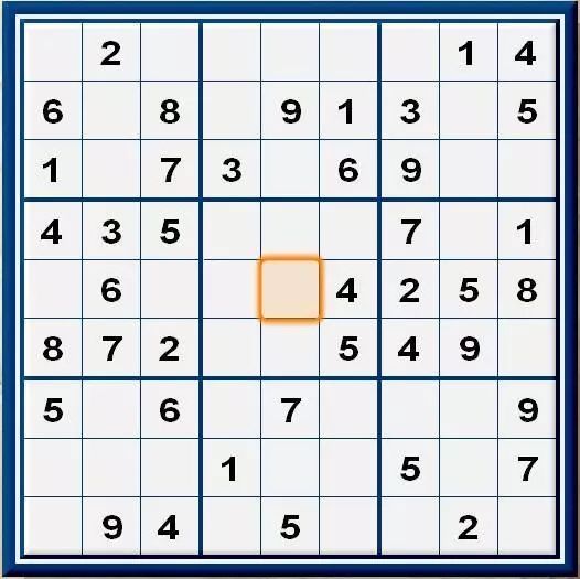 【数学游戏】数独 第1题