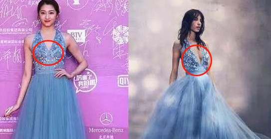 一线 | 红毯礼服深v改成基本款 关晓彤母亲:她不