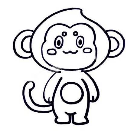 今天小悦为大家分享两种小猴子简笔画,画起来简单,又充满趣味