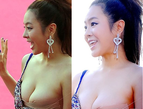 那些让人脸红心跳的明星走光瞬间,景甜,柳岩纷