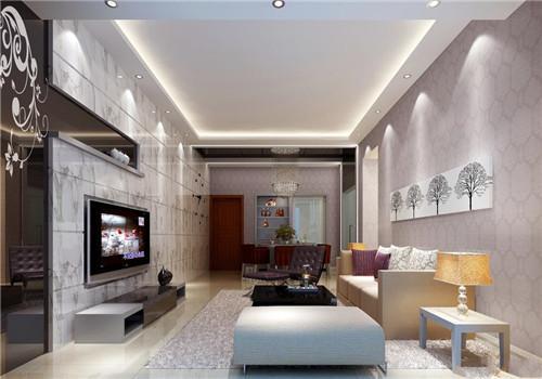 客厅选对壁纸颜色 彰显大气之风