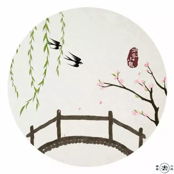 有一些诗词,画面感极强,犹若画中行
