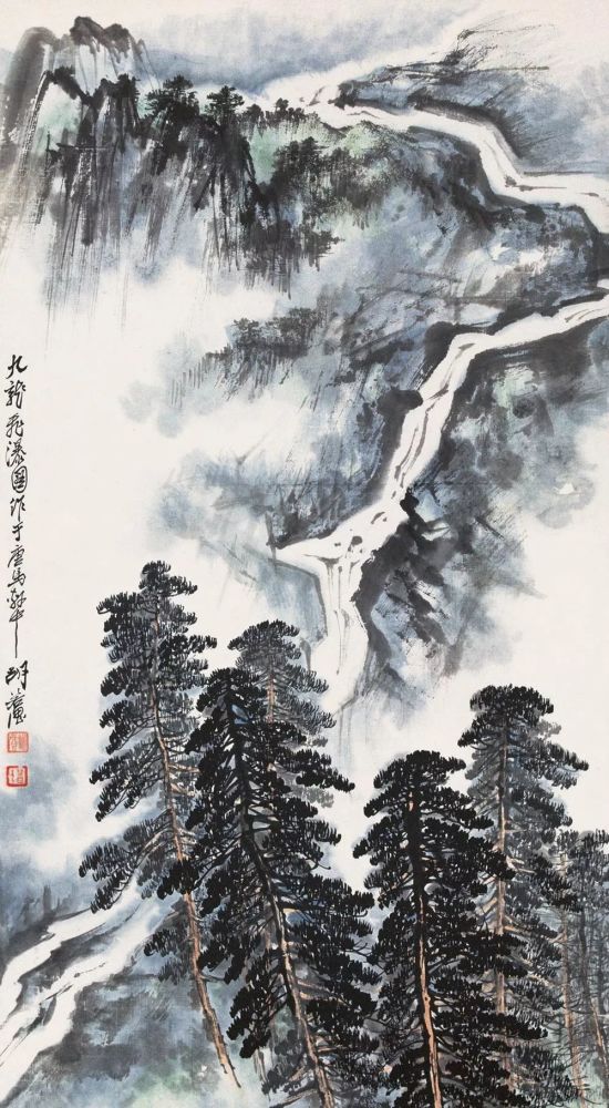 胡若思《华山云海图》2011香港苏富比秋拍成交价170万元.