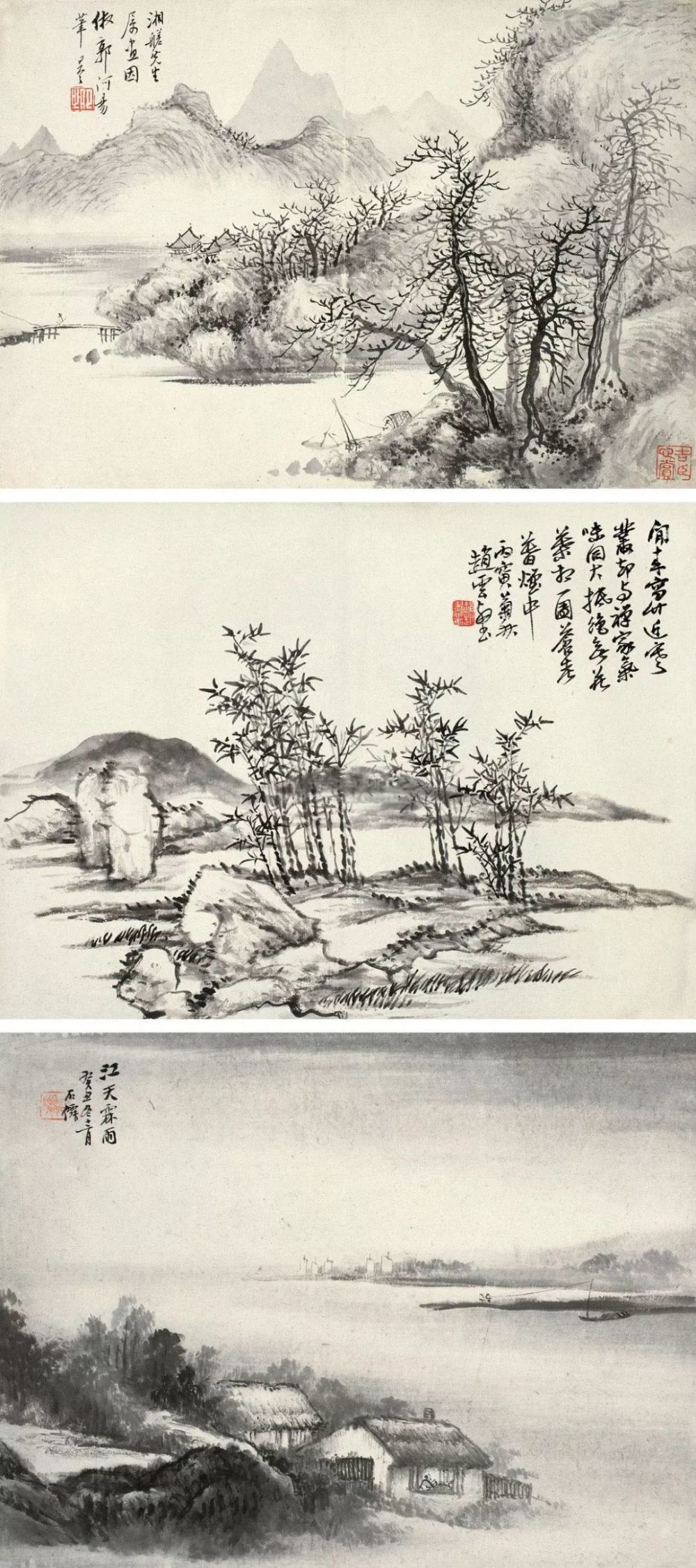 国画大家吴石仙山水画作品欣赏