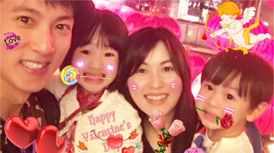 吴尊父女同一天生日办大派对，Neinei姐弟被爸妈亲吻好温馨