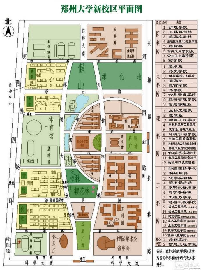 为什么来郑州一定要去郑大看看?一图速看中国最对称大学!