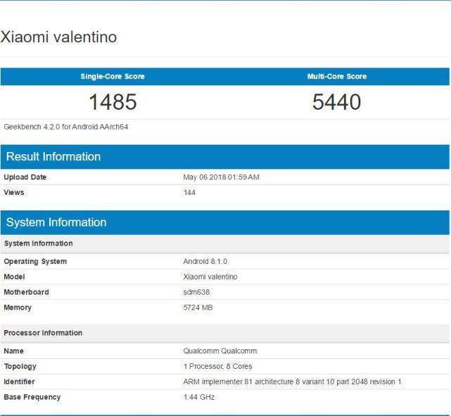 小米又有新机获型号核准 或将首发骁龙638处理器