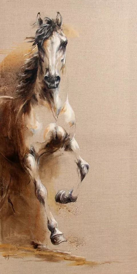 巴黎艺术家画的彩铅马,大开眼界!
