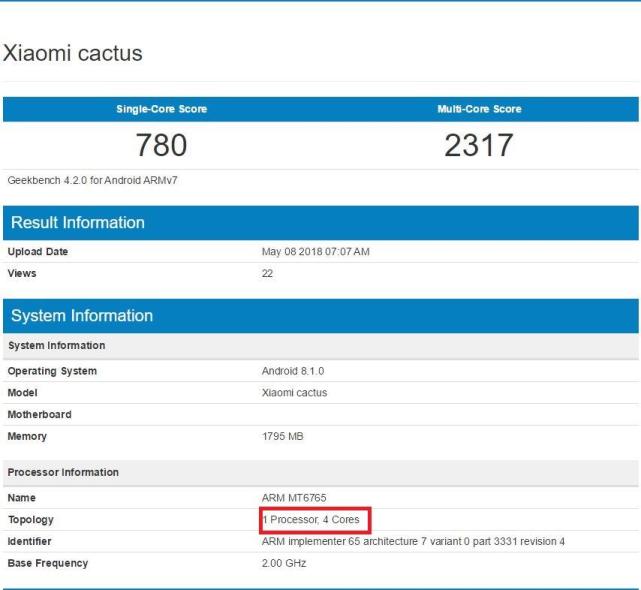 小米新机StRaKz跑分曝光 或配全新骁龙439处