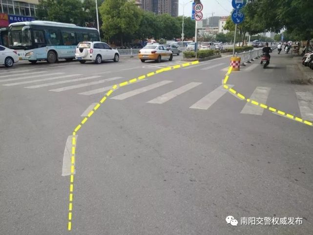 南阳现第一条右侧左转道 手把手教你怎么走