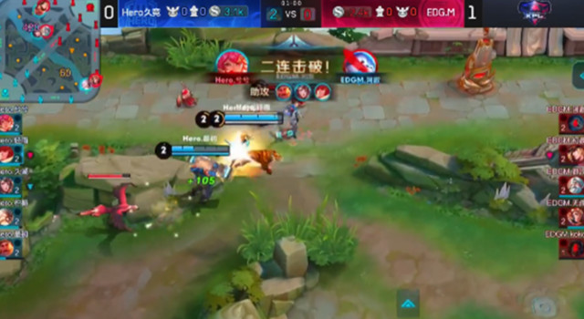 KPL综述:QGhappy遗憾收官 EDGM轻取Hero_